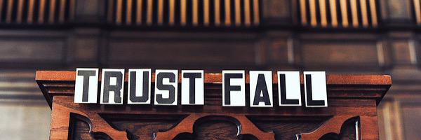 Trust Fall banner