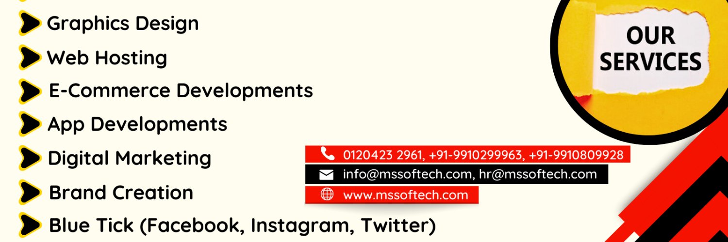 mssofttechindia's profile banner image