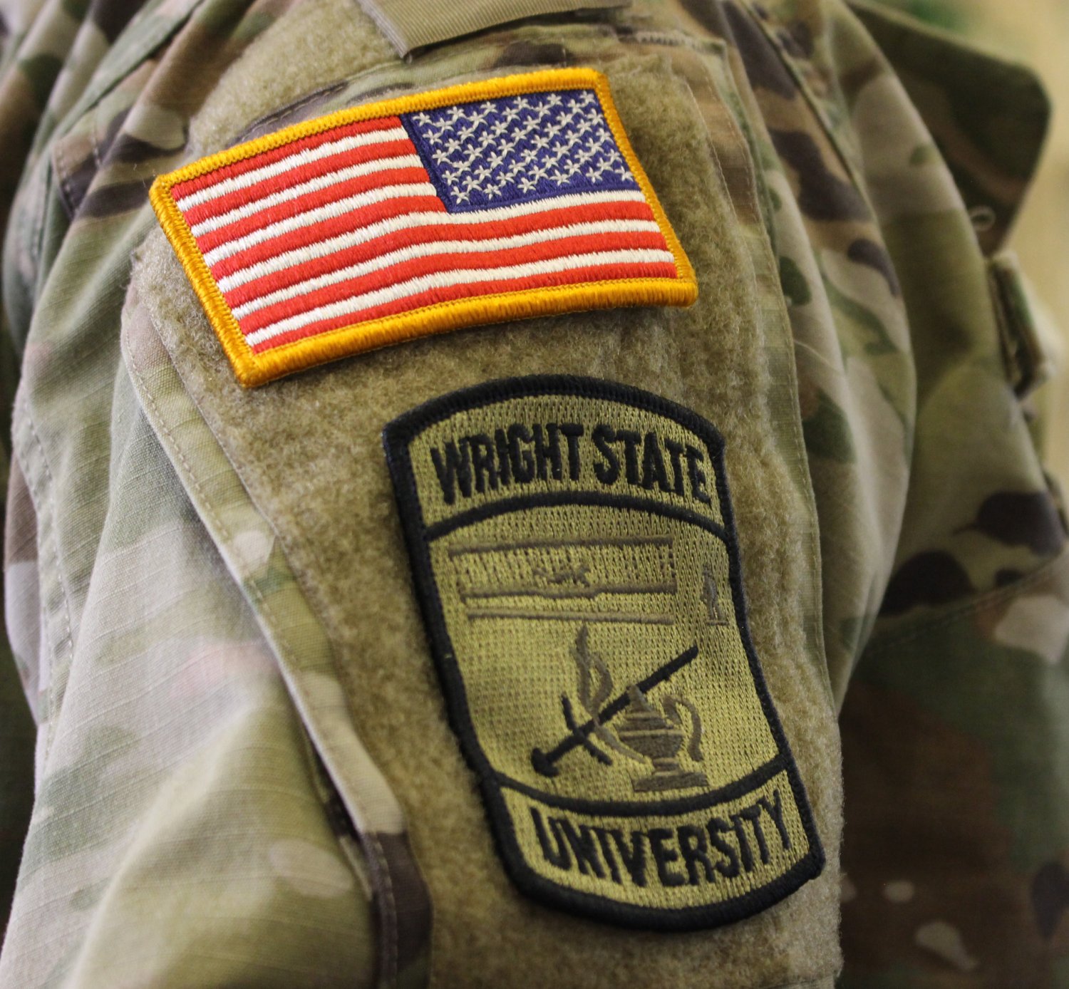 Wright State Army ROTC banner