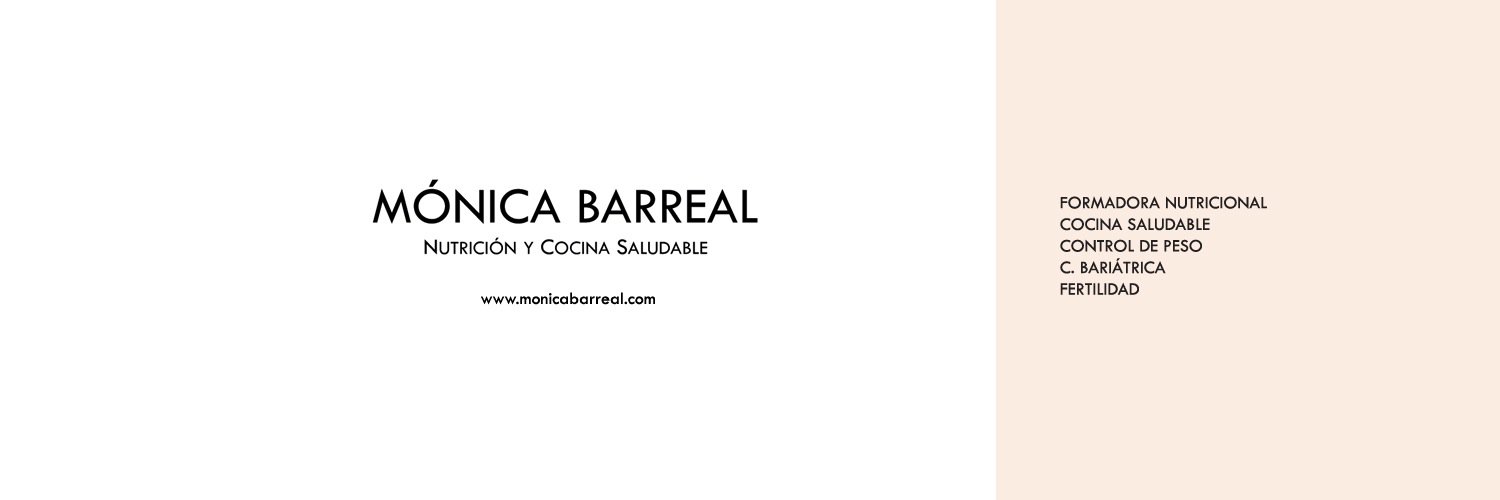 Mónica Barreal Nutricionista 🏳️‍🌈 banner