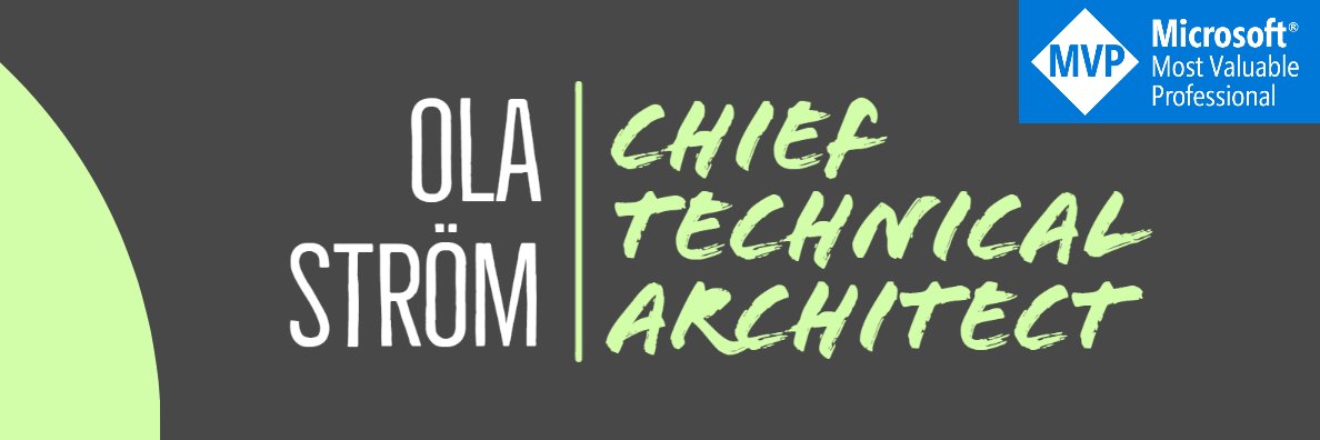Ola Ström ☁️💻 | MVP banner