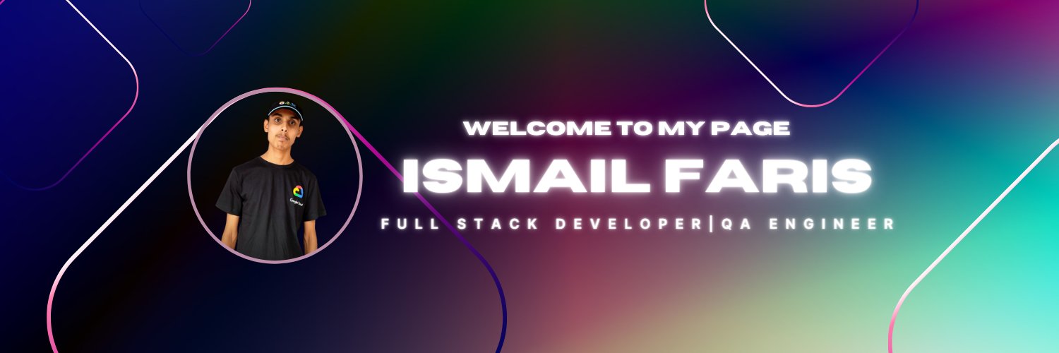Ismail Faris ♥️ JavaScript banner