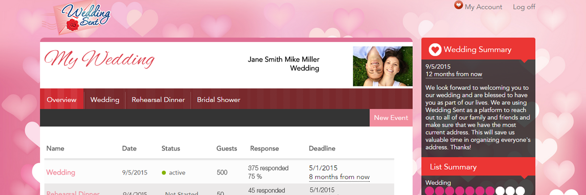 WeddingSent's profile banner image