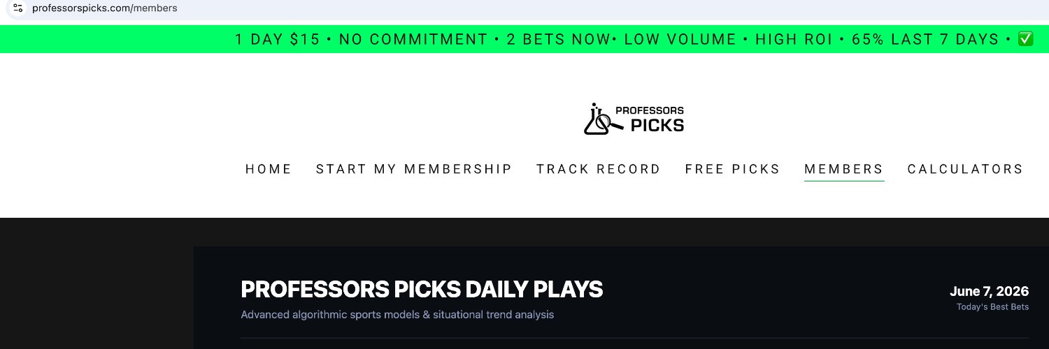 ProfessorsPicks's profile banner image