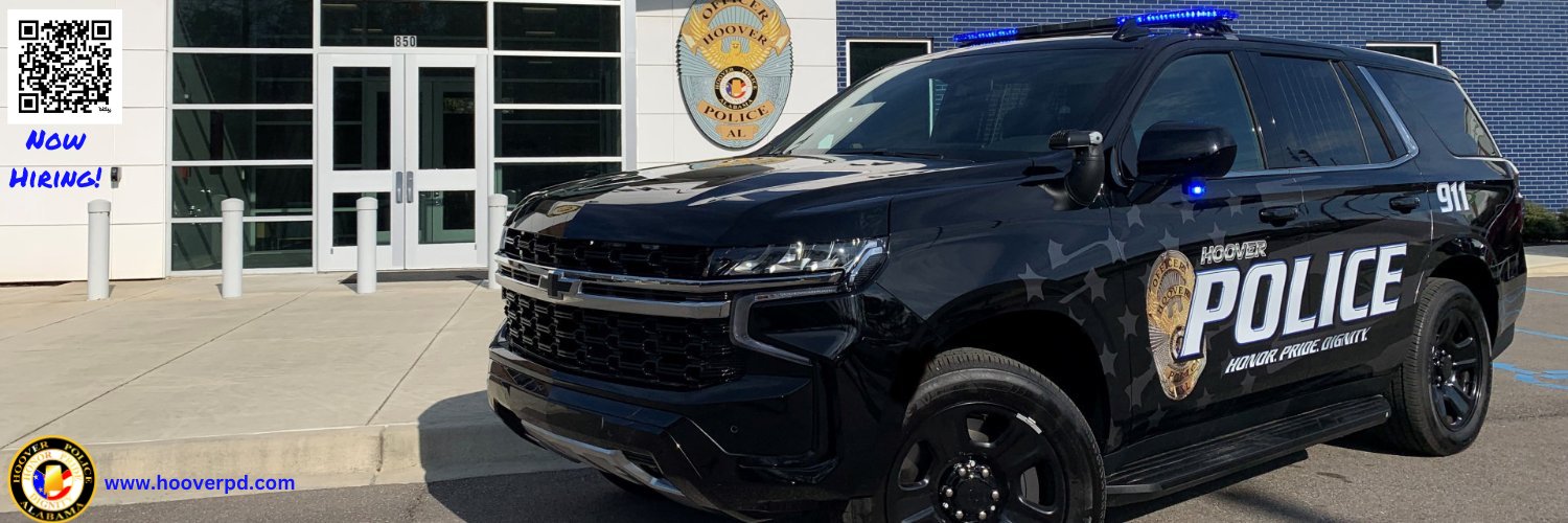 Hoover Police Dept banner