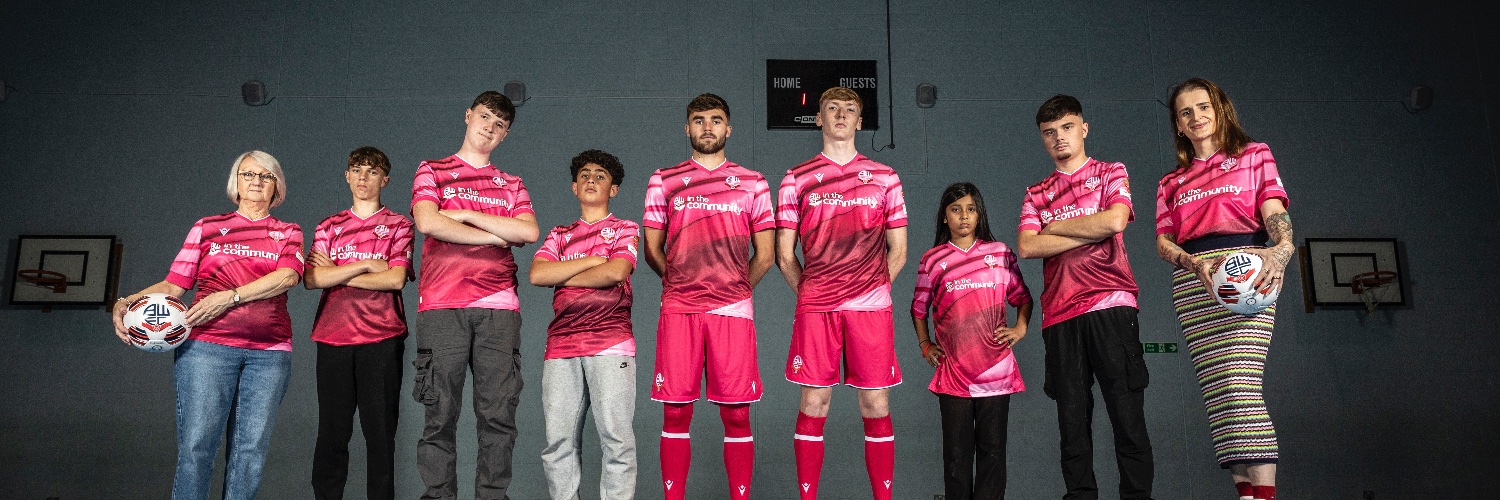 Bolton Wanderers in the Community banner