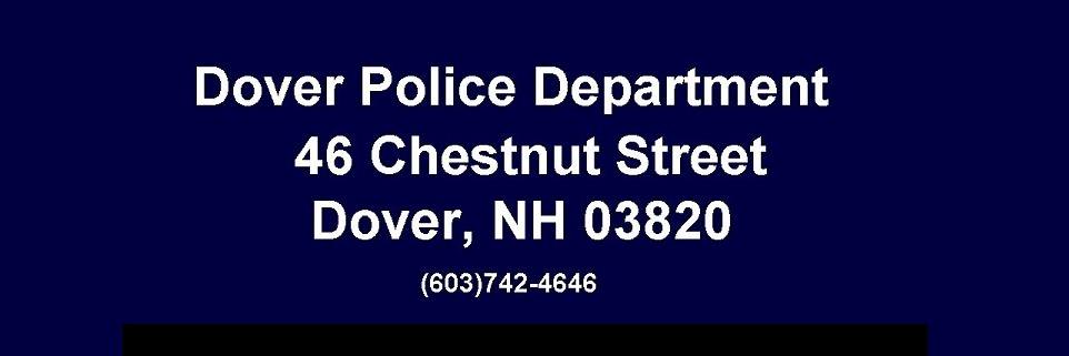Dover NH Police banner