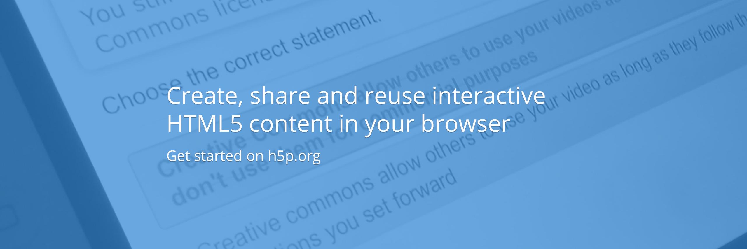 H5P banner