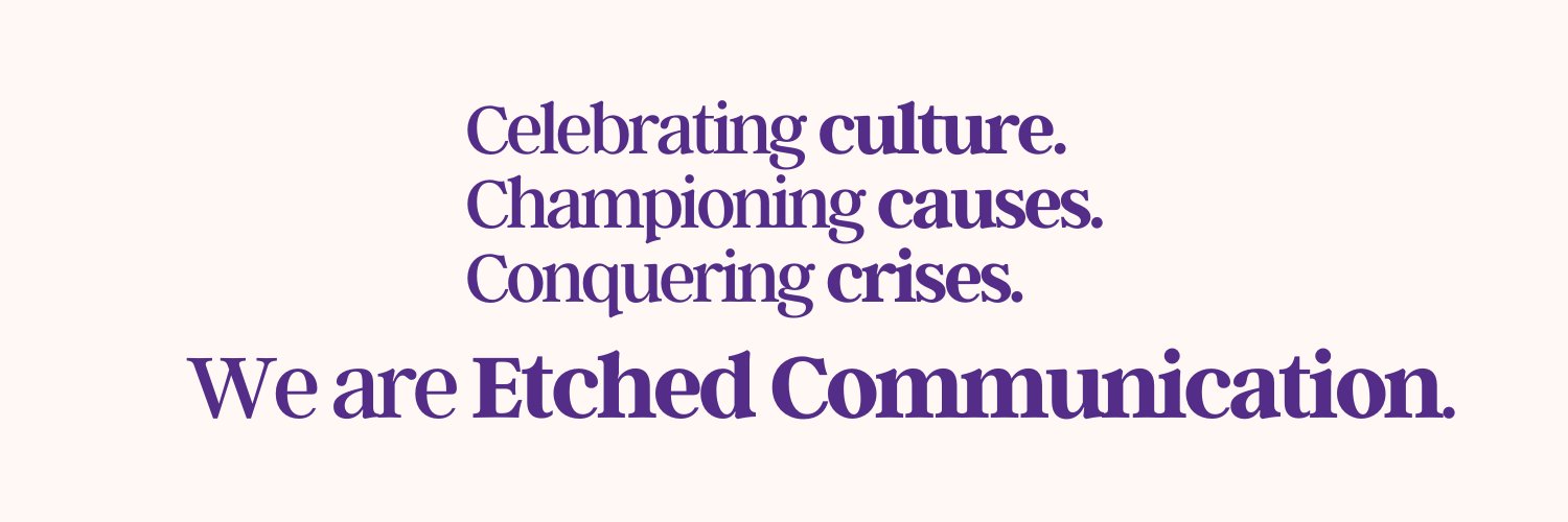 Etched Communication banner