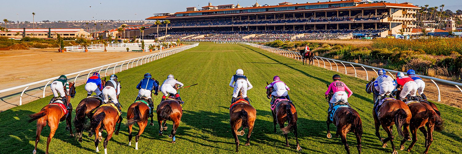 Del Mar Racetrack's banner