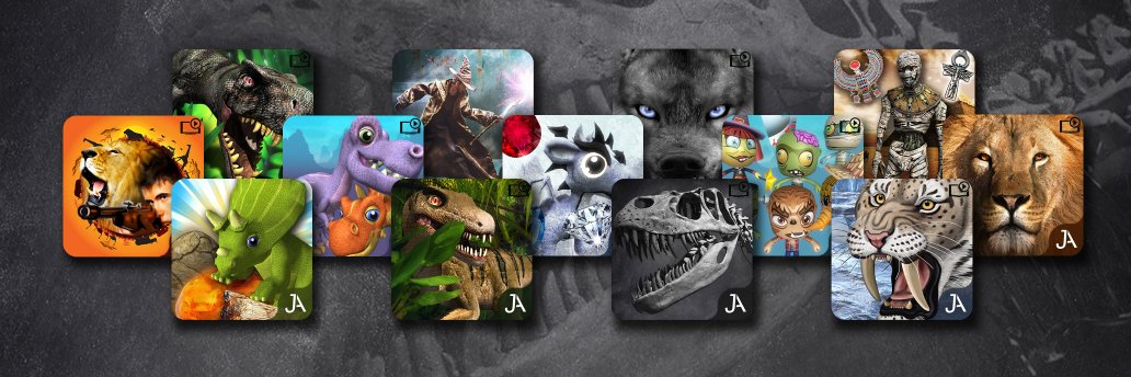 Jurassic Apps IOS/Android/Mac/Fire Tablet/W10 banner