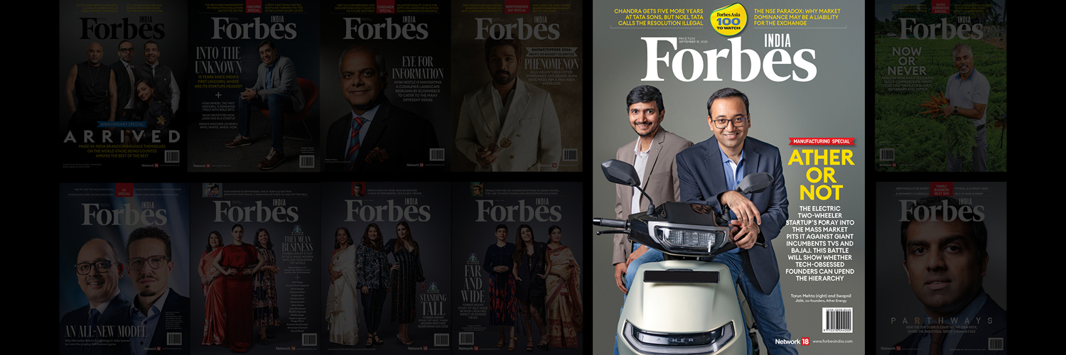 ForbesIndia's profile banner image