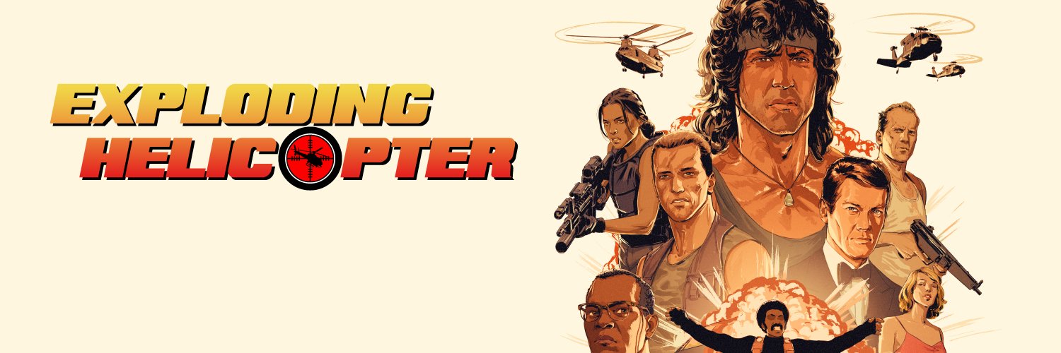 Exploding Helicopter banner