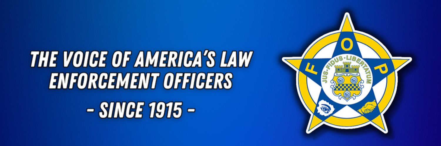 National Fraternal Order of Police (FOP)'s banner