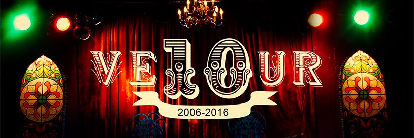 Velour Live, Provo banner