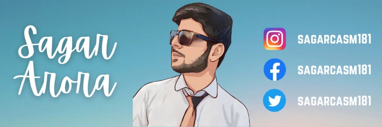 sagarcasm181's profile banner image