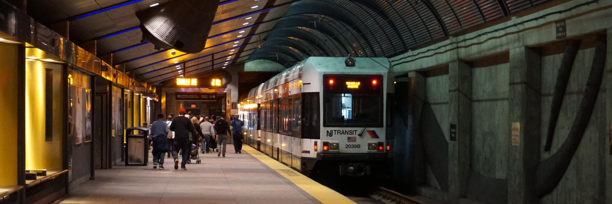 Hudson-Bergen Light Rail's banner
