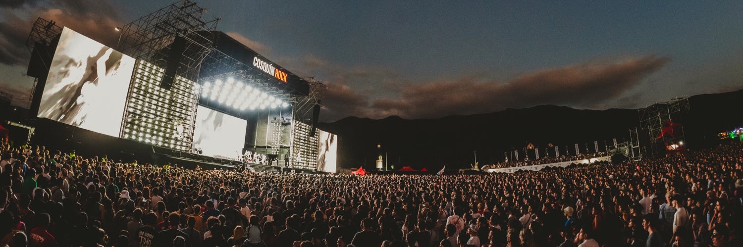Cosquín Rock's banner