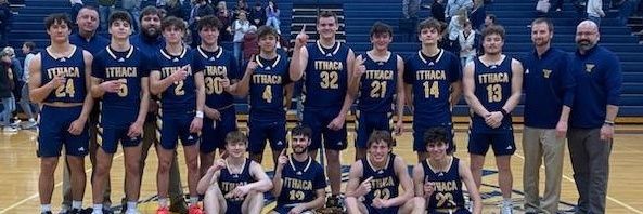 Ithaca Basketball banner