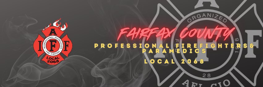 Fairfax Co Professional Firefighters & Paramedics banner