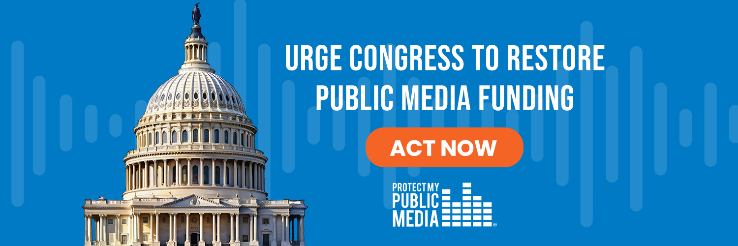 Protect My Public Media's banner