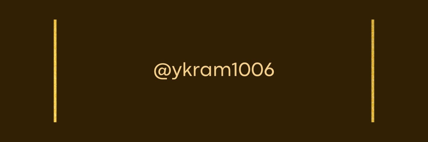 ykram1006's profile banner image
