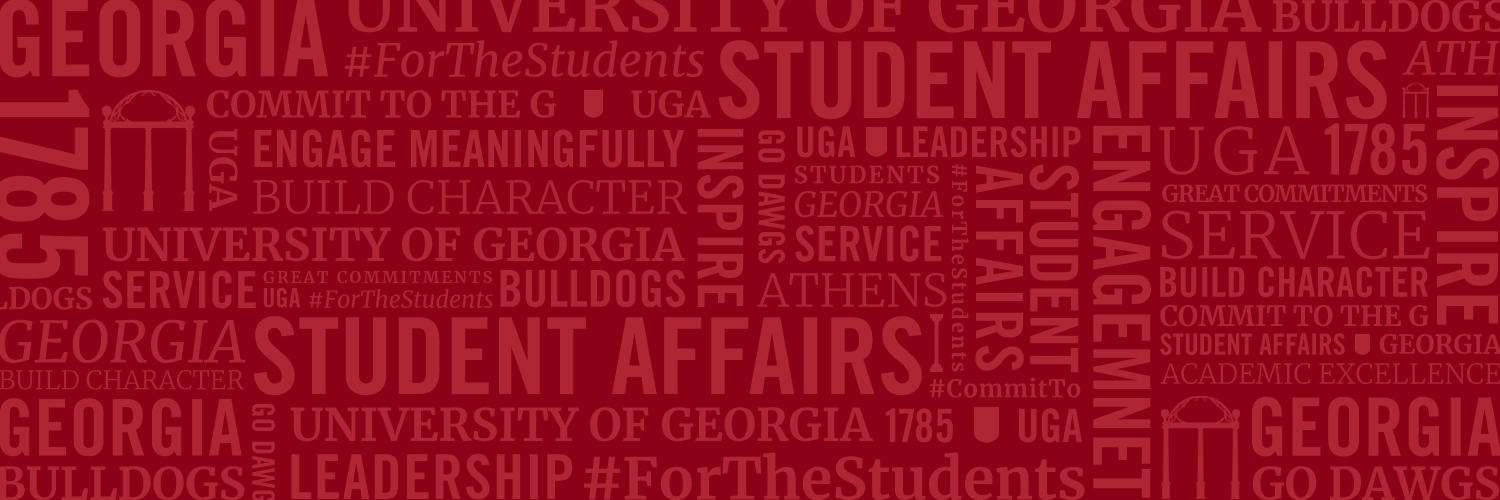 UGA Student Affairs banner