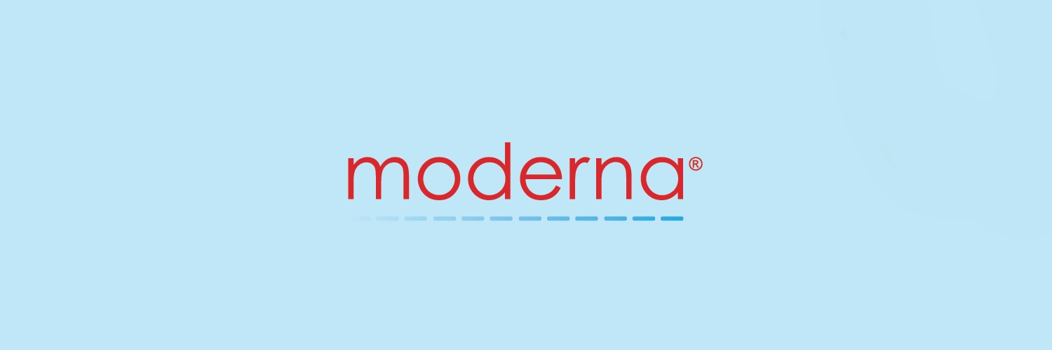 Moderna's banner