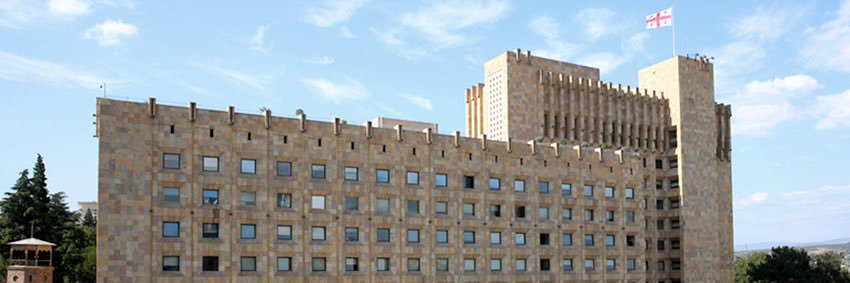 Georgian Government banner