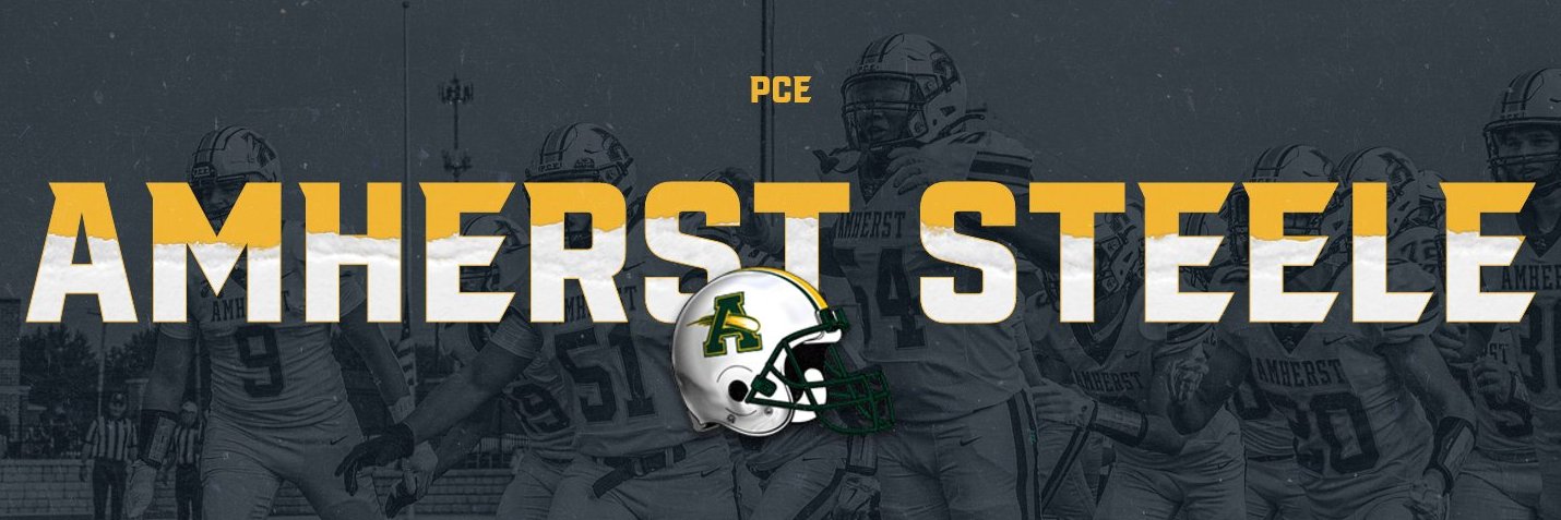 Amherst Football banner