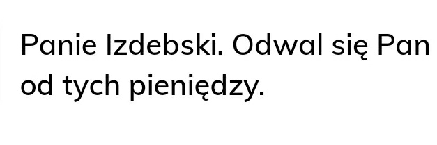 Krzysztof Izdebski's banner