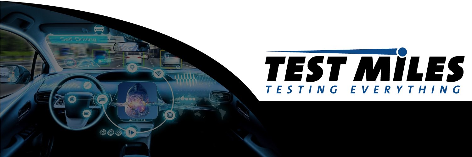 TEST MILES banner