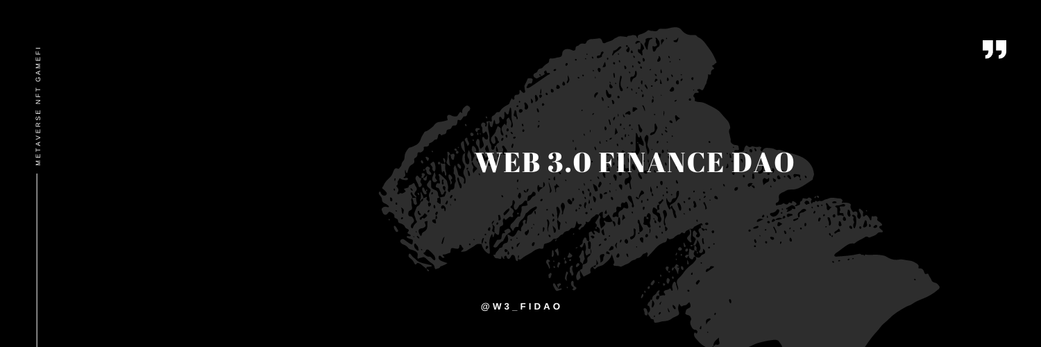 W3_FiDAO's profile banner image