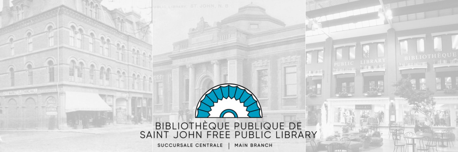 Biblio publique de Saint John Free Public Library banner
