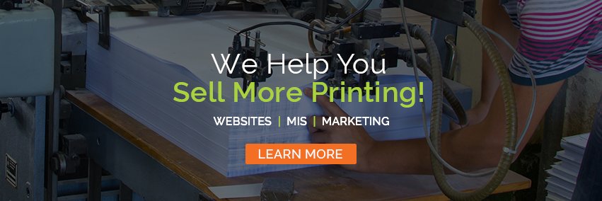 Ideas to Help Printers Sell More Printing banner