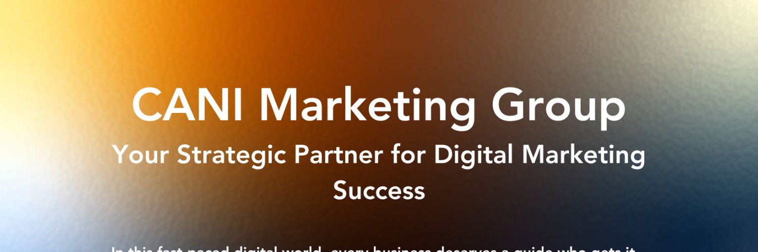 CANI Marketing Group banner