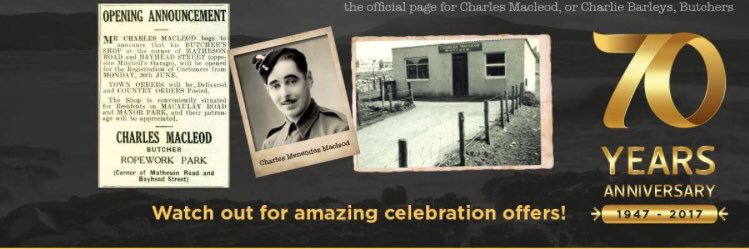Charles Macleod Butchers banner