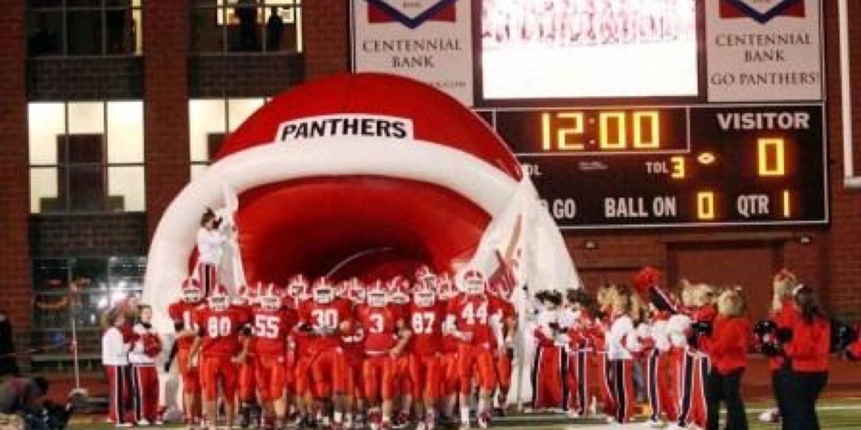 Cabot Football's banner