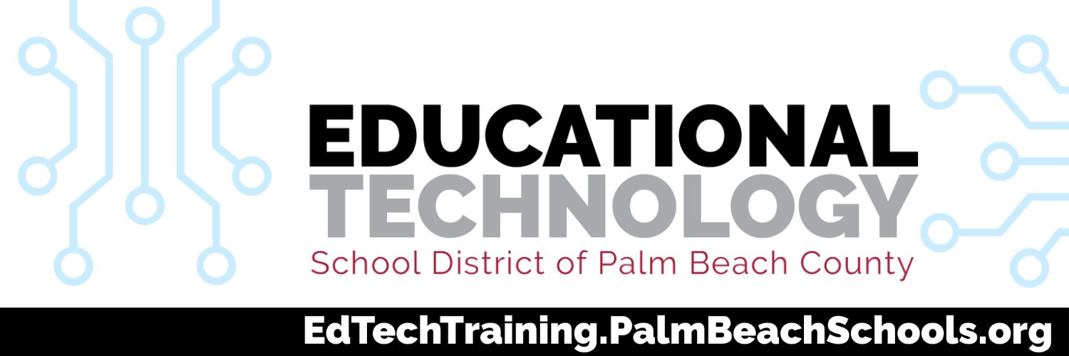 Educational Technology Team in Palm Beach County banner