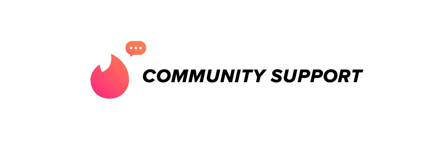 Tinder Support banner