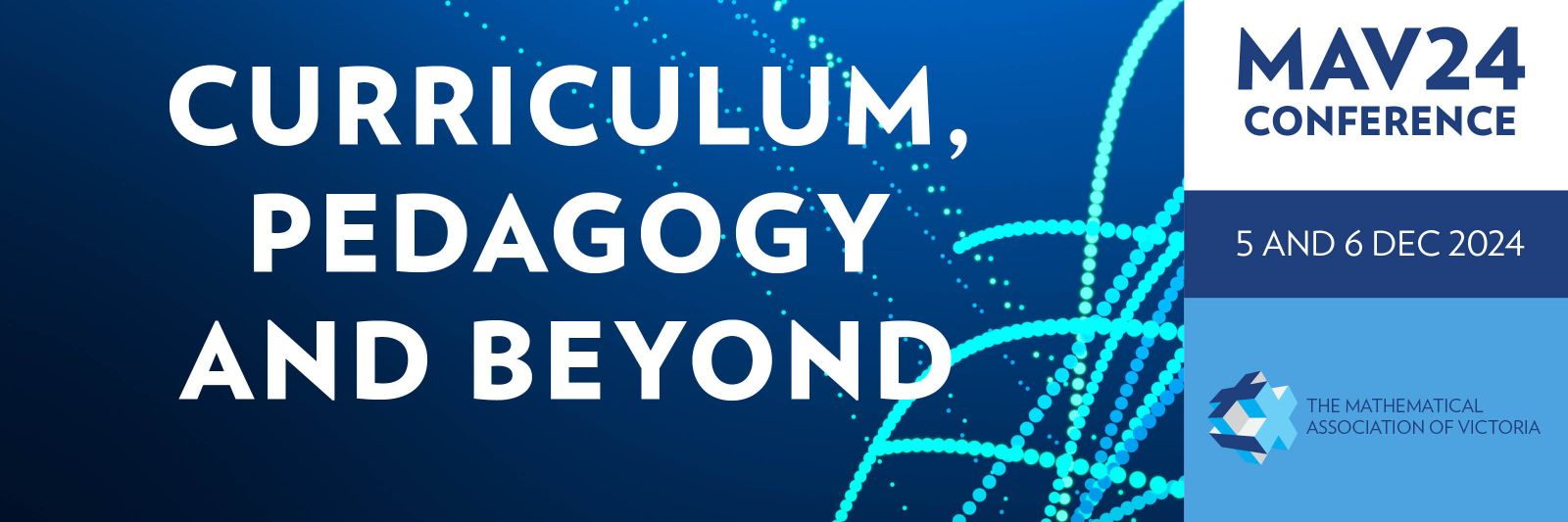 The Mathematical Association of Victoria (MAV) banner