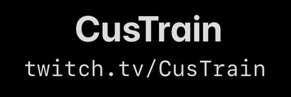 CusTrain Profile Banner