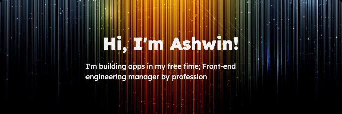 ashwinkumar_k's profile banner image