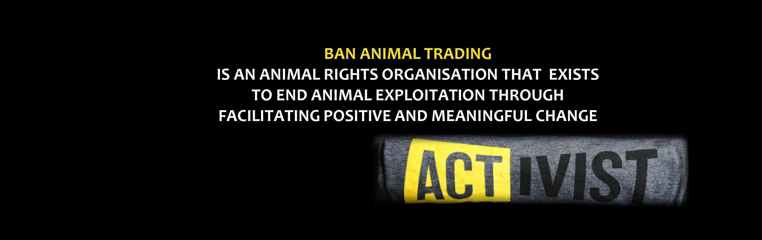 Ban Animal Trading banner