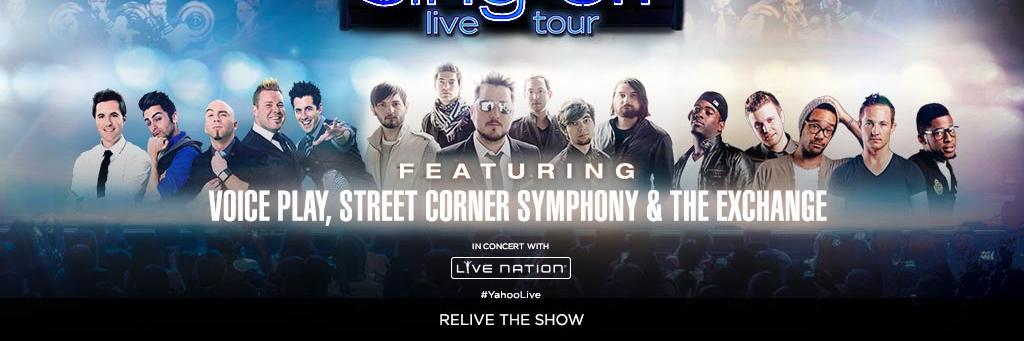 The Sing-Off Tour banner