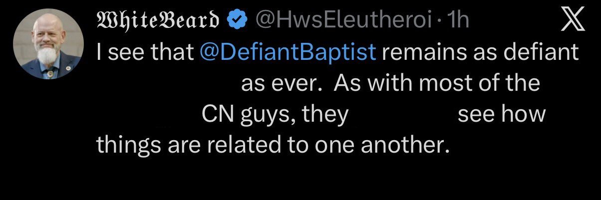 Defiant Baptist banner