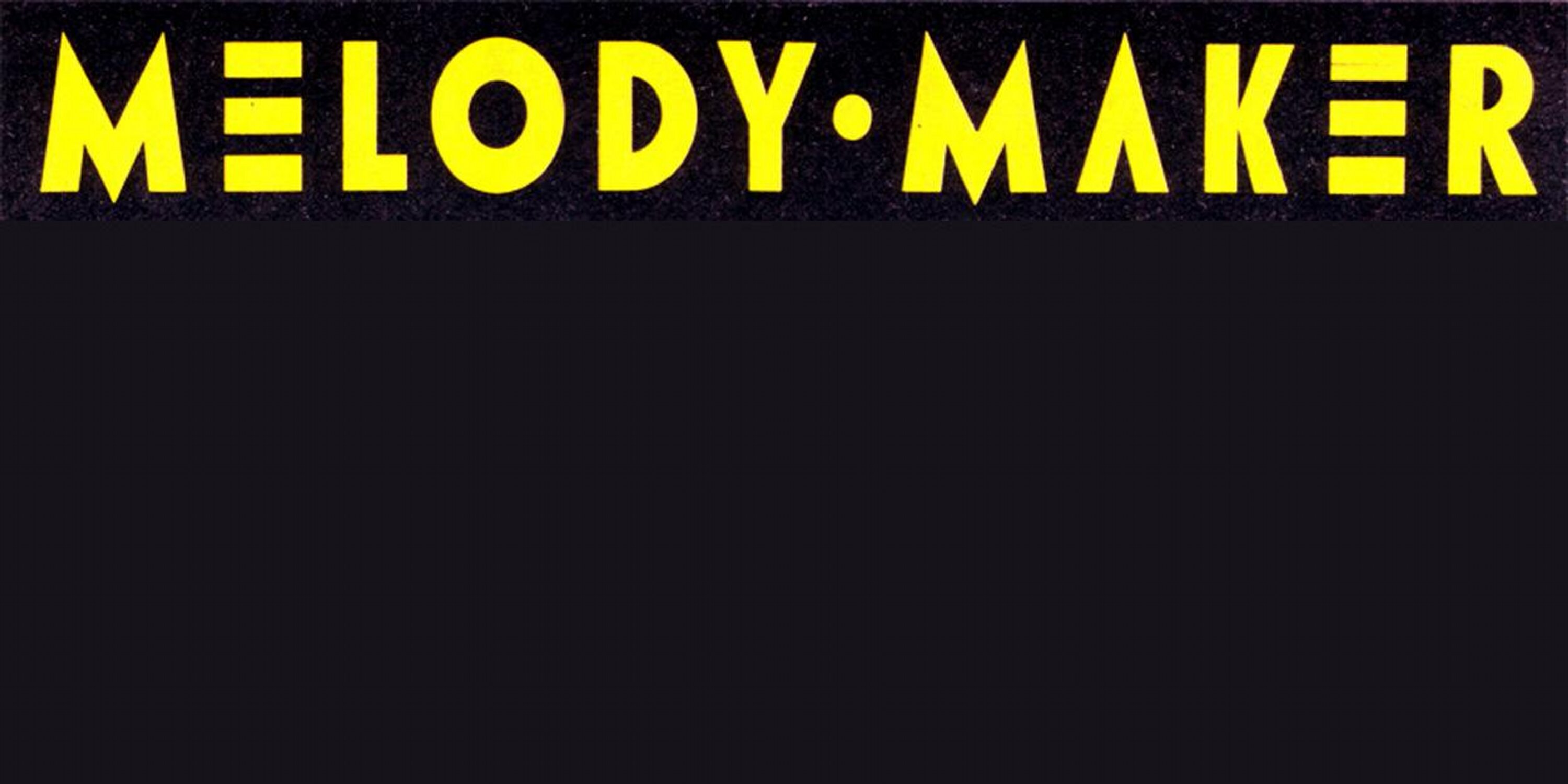 Melody Maker banner