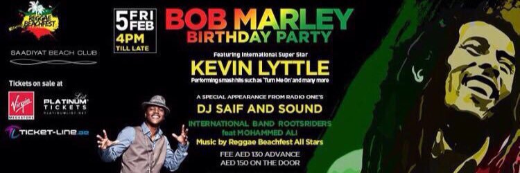 Reggae Fest Dubai banner