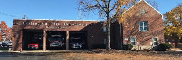 Burlington Fire Dept banner
