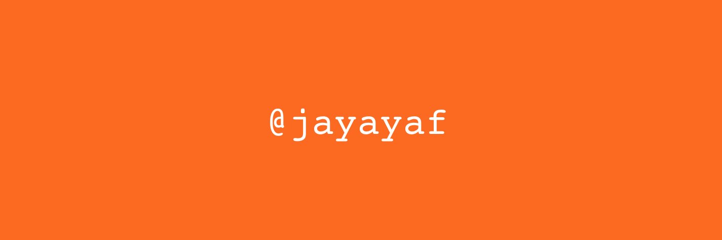 jayayaf's profile banner image